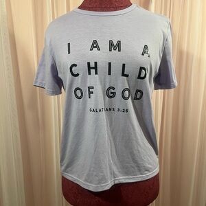 Lavender Kids Shirt - I Am A Child of God
